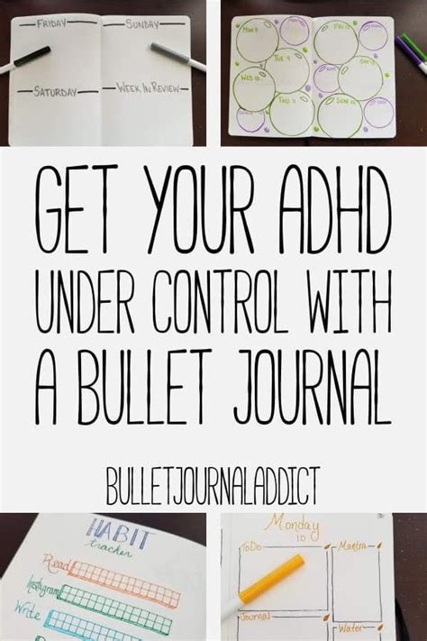 Adhd Bullet Journal Template